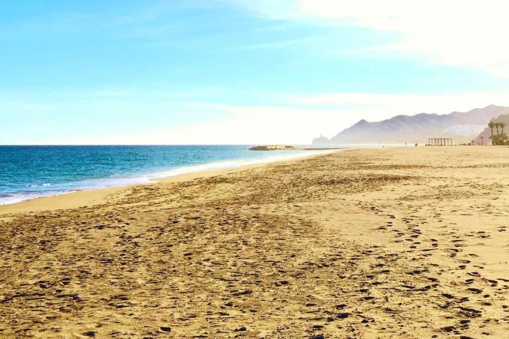 Penthouse With Large Terrace And Roof Solarium, With Amazing Sea Views Apartment Mojacar Exterior photo